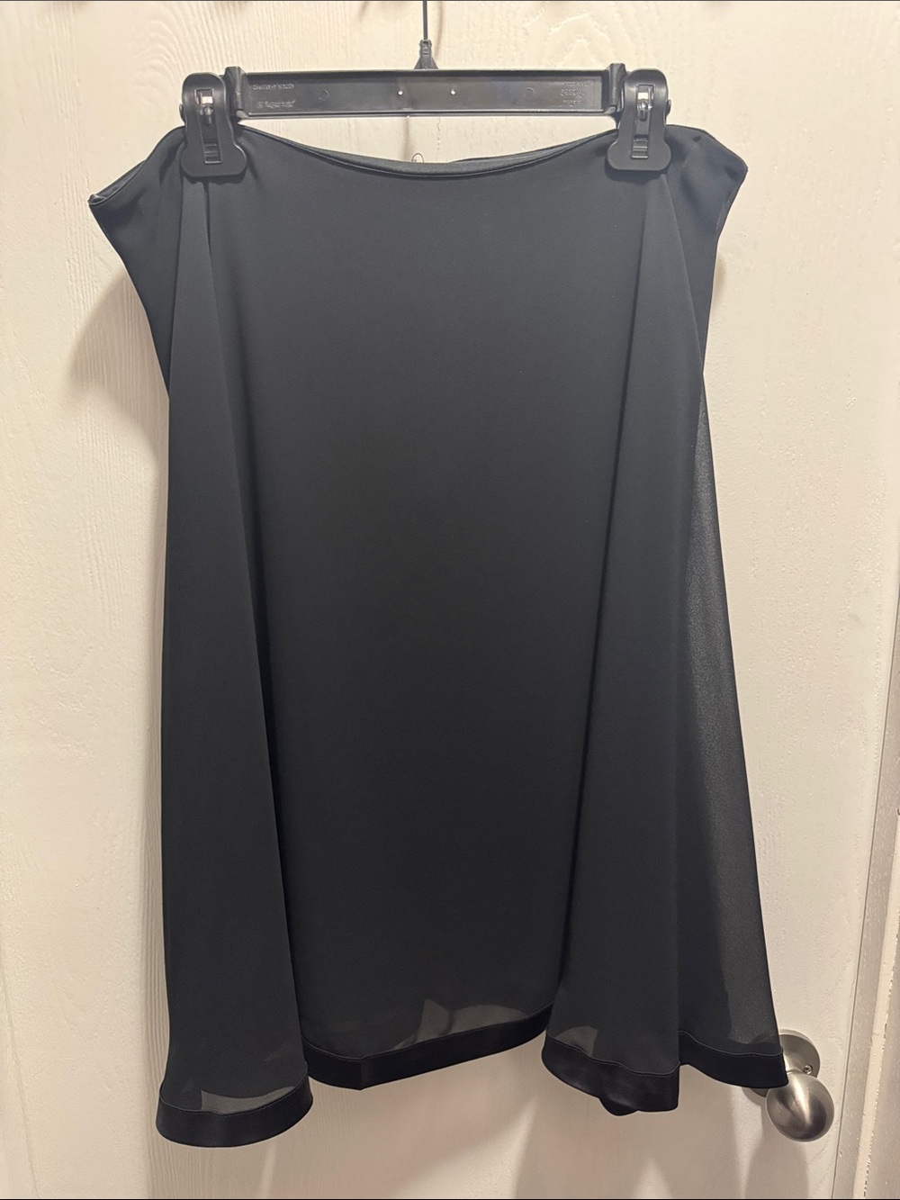 Patra Black Evening Dress with Satin Label